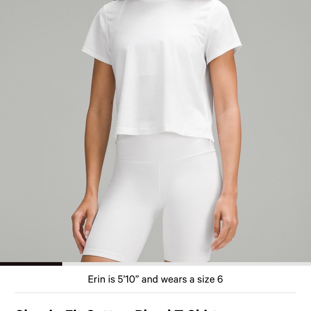 Lululemon Classic Bled Cotton Tee